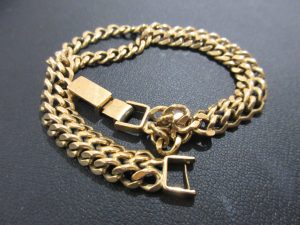 貴金属 K18 ブレスレット 買取 破損していても大丈夫です！