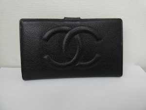 シャネル ヴィンテージ 2つ折り財布 ブランド財布 買取