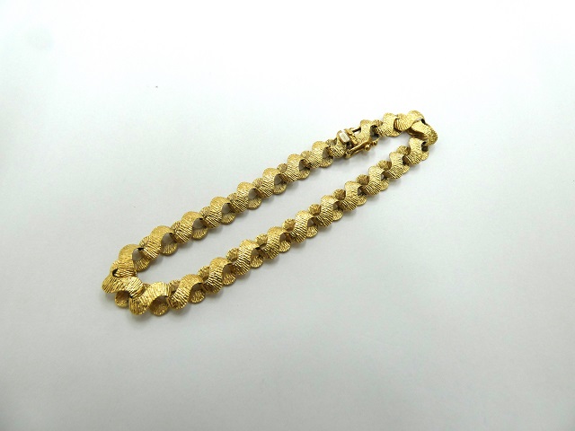 ｋ18金 イタリア製 ブレスレット 金 プラチナ ジュエリー 買取