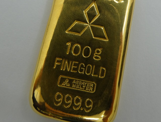 三菱 金地金  999.9 インゴット買取　