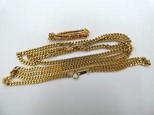 K18 シングル2面喜平ネックレス トリプル12面喜平リング 買取
