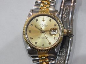 ロレックス デイトジャストコンビ メンズ 16233G 1989年頃製 買取価格