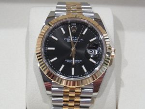 ロレックス デイトジャスト41 イエローロレゾール 126333 買取価格