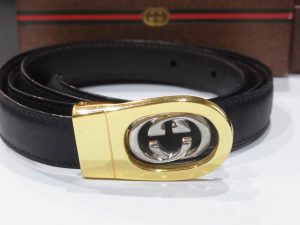 オールド グッチ 買取 ＧＧロゴ レザー ベルト