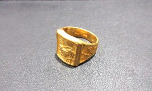 貴金属アクセサリー シナ金純金リング 999刻印 （比重K23相当） 買取 金相場歴史的最高値！