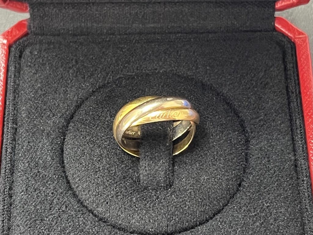 CARTIER カルティエ トリニティリング K18/750 PG YG WG サイズ47