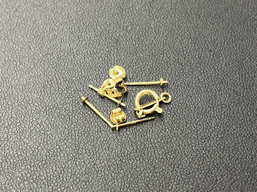 K18 18金 ピアス ネックレス 引き輪 プレート まとめ