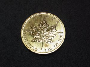 メイプルリーフ金貨 買取 1oz 31.1ｇ K24 金相場19,000円台