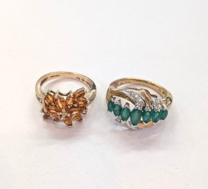 貴金属 10K 買取 10金 デザインジュエリー 金製品  2点