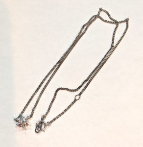 貴金属ジュエリー 買取 PT850 ダイヤモンドネックレス D0.72ct トップPT900