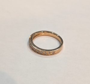 貴金属ジュエリー 買取 K18 メレダイヤモンド付きリング 金製品