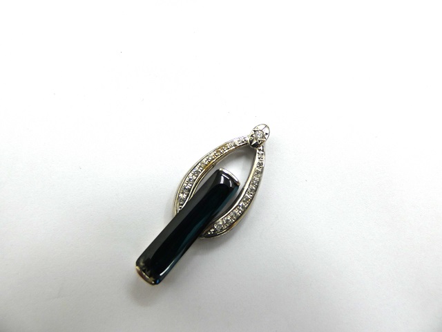 プラチナメレダイヤモンド&トルマリンネックレスTOP 買取