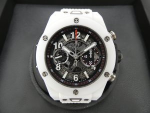 ウブロ ビッグバン ウニコ ホワイトセラミック 411.HX.1170.RX 買取