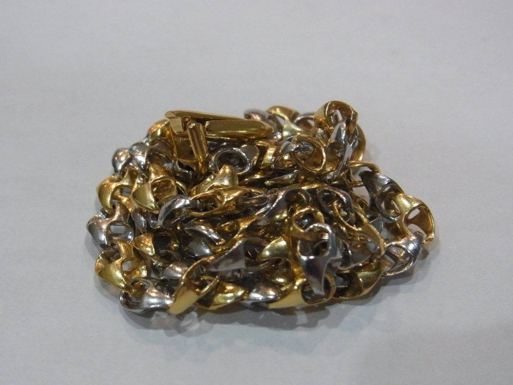 貴金属 買取 K18/Pt850 コンビ素材 ネックレス 無料査定