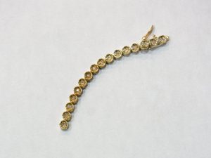 K18 ちぎれたテニスブレスレットの一部 壊れたジュエリー 高額査定