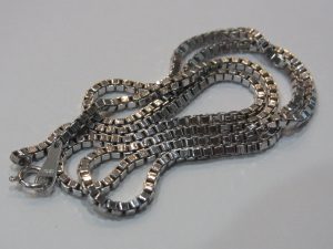 貴金属 K18WG 買取 ホワイトゴールド製 ネックレス 金製品
