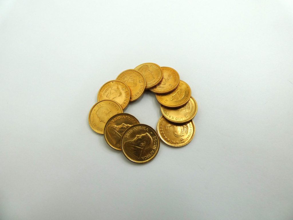 K22 22金 クルーガーランド金貨 買取査定 金価格3日で1,425円上昇