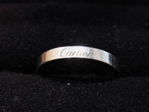 カルティエ 買取 ウエディング プラチナ950  リング