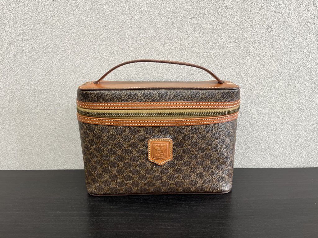 セリーヌ マカダム柄 バニティバッグ オールドセリーヌ