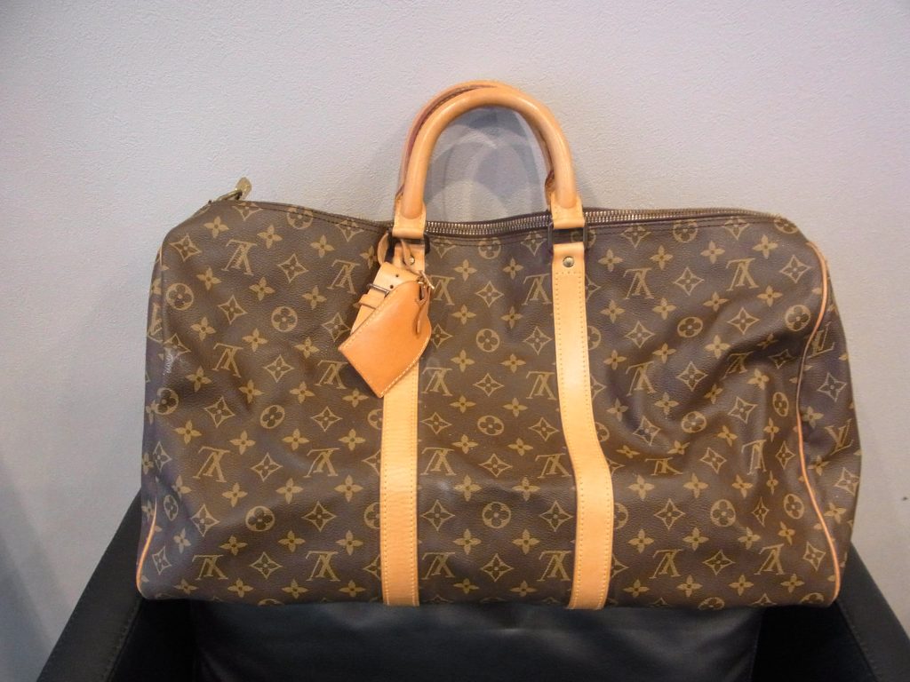 ルイヴィトン 買取 キーポル50 モノグラム M41426 鍵 南京錠 ネームタグ ポワニエ