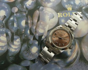 ロレックス オイスターパーぺチュアル 76080 ピンク文字盤 買取