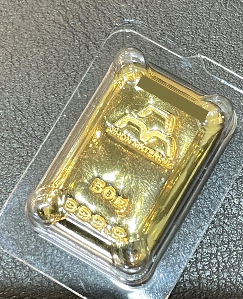 インゴット 買取 K24 日本マテリアル 純金 50ｇ 金製品