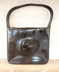 グッチ 買取 パテント ブラウン ワンショルダー 000.0506