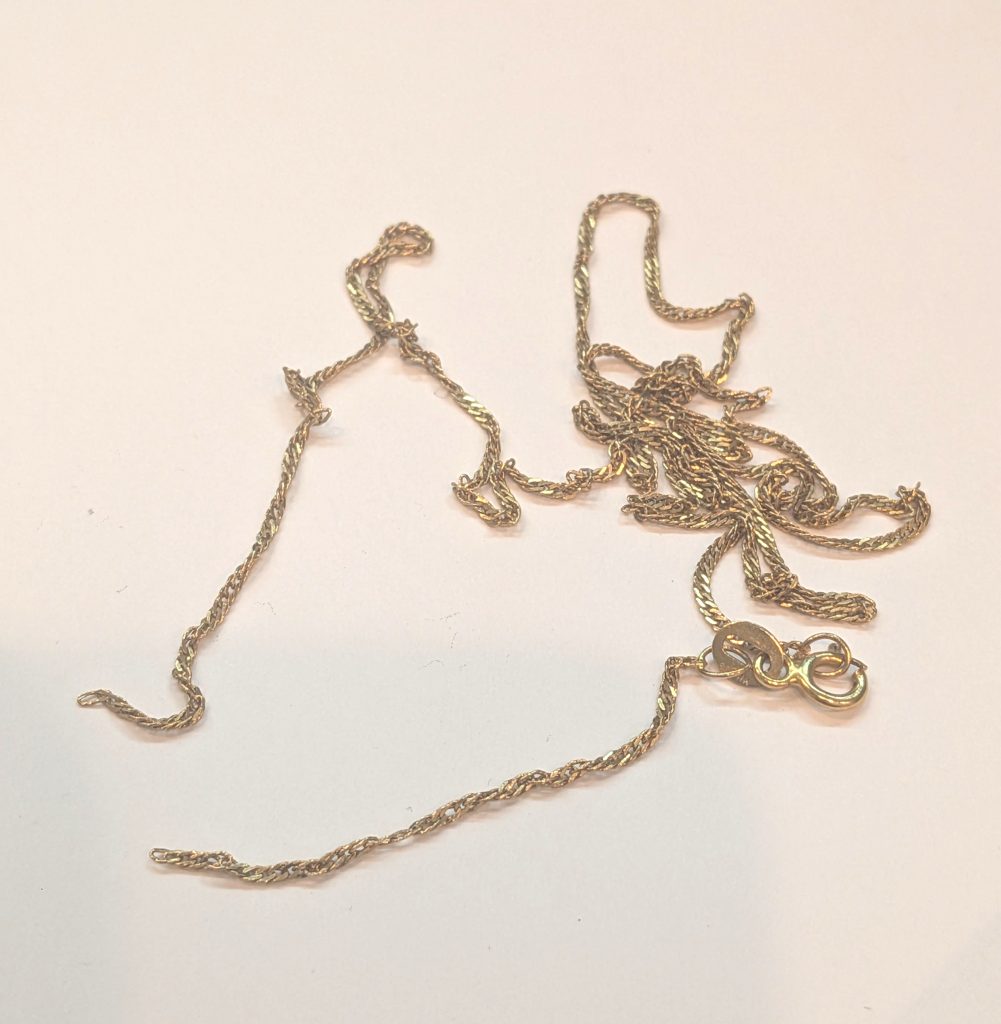 貴金属 K14 買取 14金 千切れたネックレス 金製品