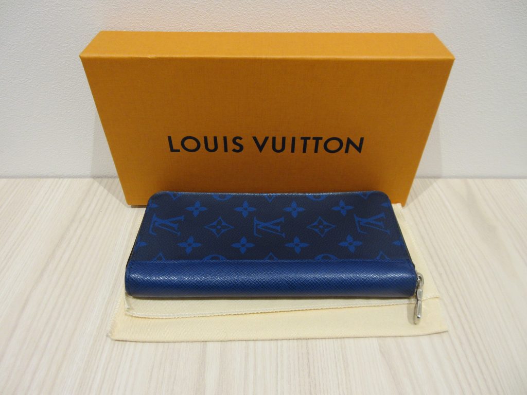 ルイヴィトン 長財布 買取ジッピーウォレット ヴェルティカル タイガラマ モノグラム ブルー