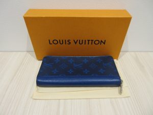 ルイヴィトン 長財布 買取ジッピーウォレット ヴェルティカル タイガラマ モノグラム ブルー
