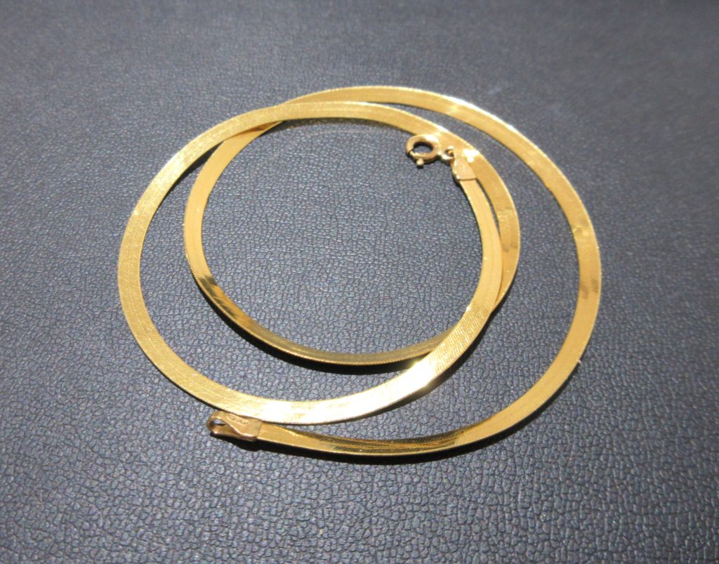 貴金属アクセサリー　K18　ネックレス　買取 イタリア製