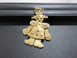 宝飾ジュエリー K18 D0.53ct ペンダントトップ 買取 クイーン型