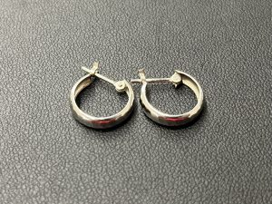 貴金属ジュエリー 買取 プラチナ900 フープピアス ミラーカット