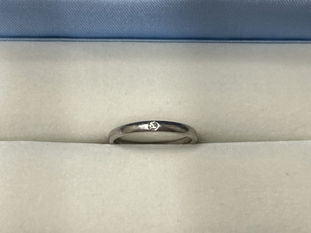 Pt950 プラチナ ダイヤモンド リング マリッジリング