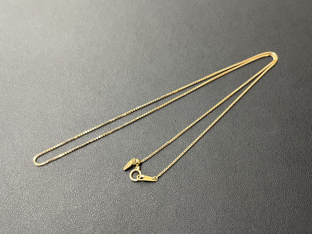 貴金属 買取 K18 750 ピンクゴールド ベネチアンチェーン ネックレス