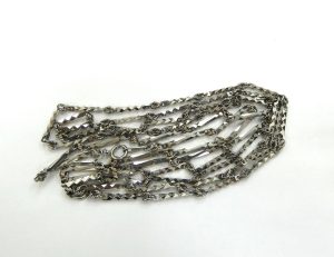 プラチナ Pt850 切子デザインヴィンテージチェーンネックレス 買取