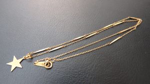 貴金属ジュエリー 買取 K18（750/1000） ネックレス 星モチーフ