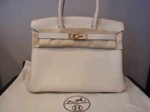 エルメス 買取 バーキン30 クレ トゴ ゴールド金具 W刻印