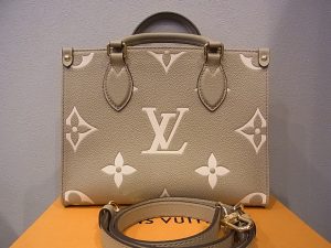 ルイヴィトン 買取 アンプラント オンザゴーPM トゥルトレール クレーム M45779