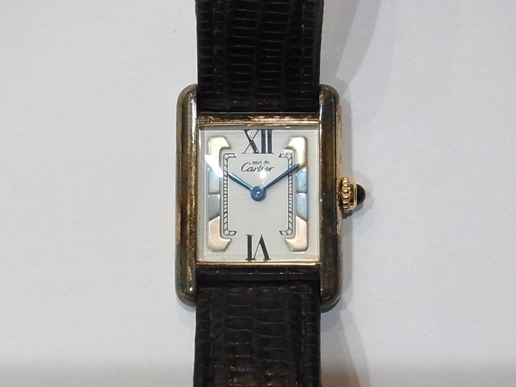 カルティエ マストタンクSM ヴェルメイユケース メッキ剥がれ 不動 買取