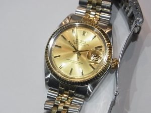 ロレックス デイトジャスト 1601 K14コンビ巻ブレス 1972年頃製 買取