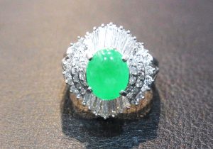 ヒスイ 買取 ダイヤモンド デザイン リング