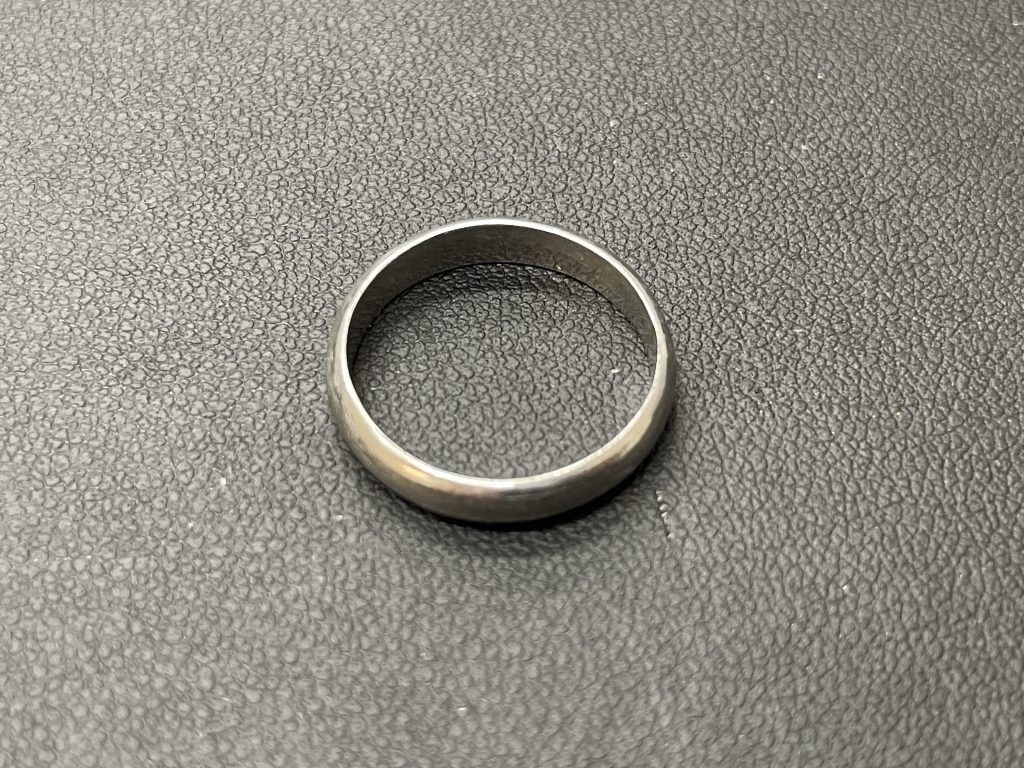 Pt850 買取査定 シンプルなリング 遺品整理 プラチナ850