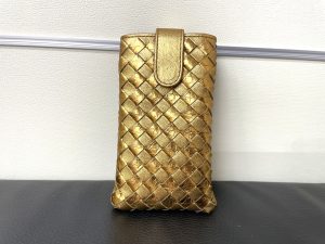 ボッテガヴェネタ 買取 シガレットケース イントレチャート ゴールドカラー