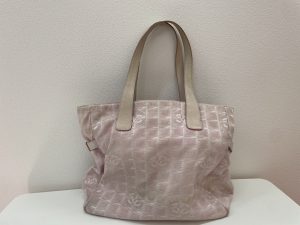 シャネル 買取 ニュートラベルライン トートバッグ ピンク