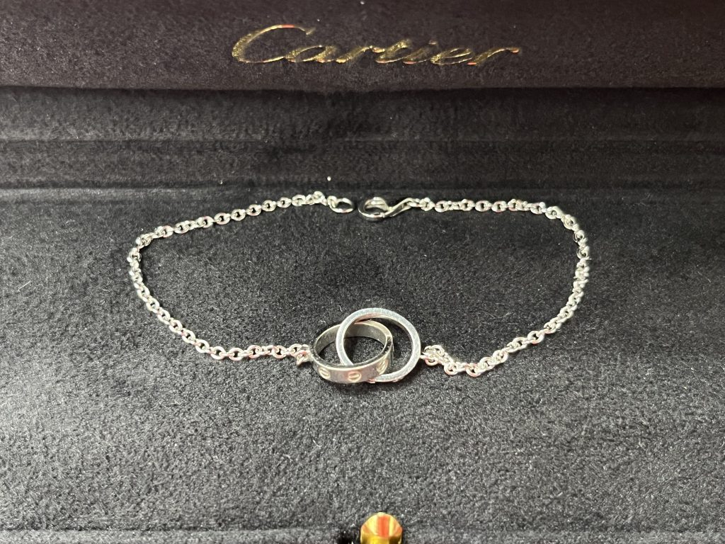 CARTIER カルティエ ベビー ラブ ブレスK18/750 WG 保証書付き