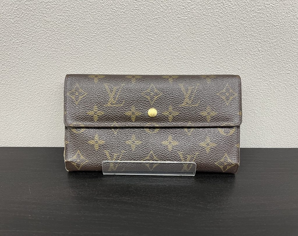 ヴィトン モノグラム ポルトフォイユ トレゾール インターナショナル M61217 破れあり