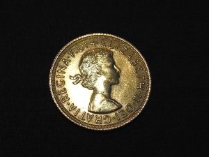 ソブリン金貨買取 K22 コイン 1ポンド 7.9g エリザベス二世