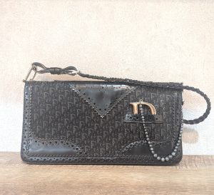 ディオール 買取 トロッター ワンショルダーバッグ Dチャーム付き