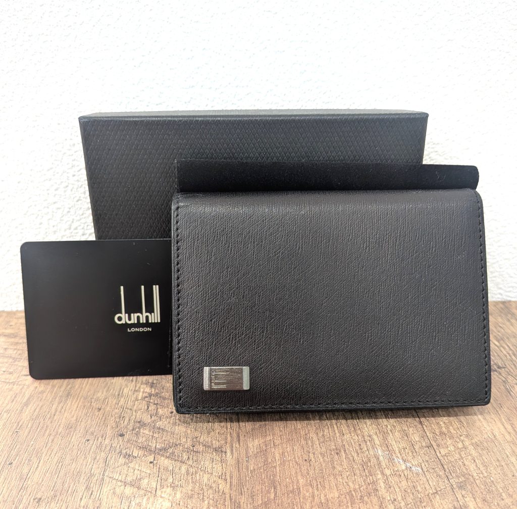 【催事】ダンヒル 買取 カードケース ブラック 箱 コーナン中もず店
